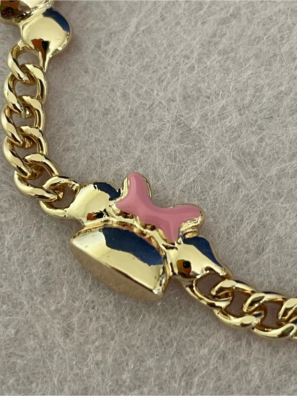 Disney Always Dreaming 🎀 Minnie & Mickey Gold tone Bracelet